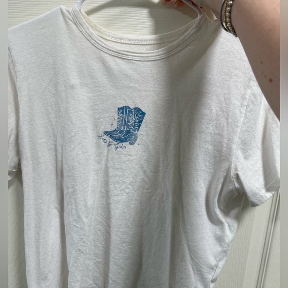Abercrombie & Fitch Cream Skimming Tee